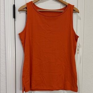 NWT Talbots Orange Tank Top